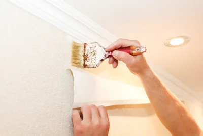Pose de papier peint à Caffiers — revêtements muraux et toiles de verre